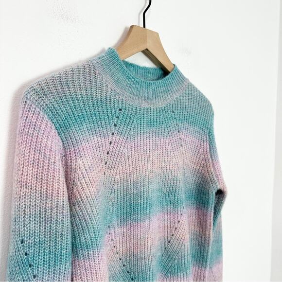 Heartloom Rainbow Colored Sky Sweater size Small Colorful Knit - Picture 3 of 6